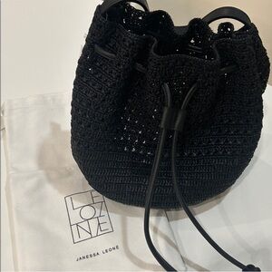 NWT • Janessa Leone Cami Bag in Black